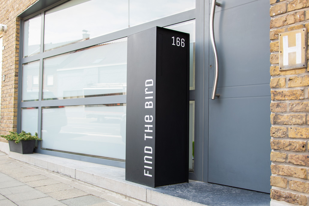 brievnebus belettering letters gepersonaliseerd huisnummer