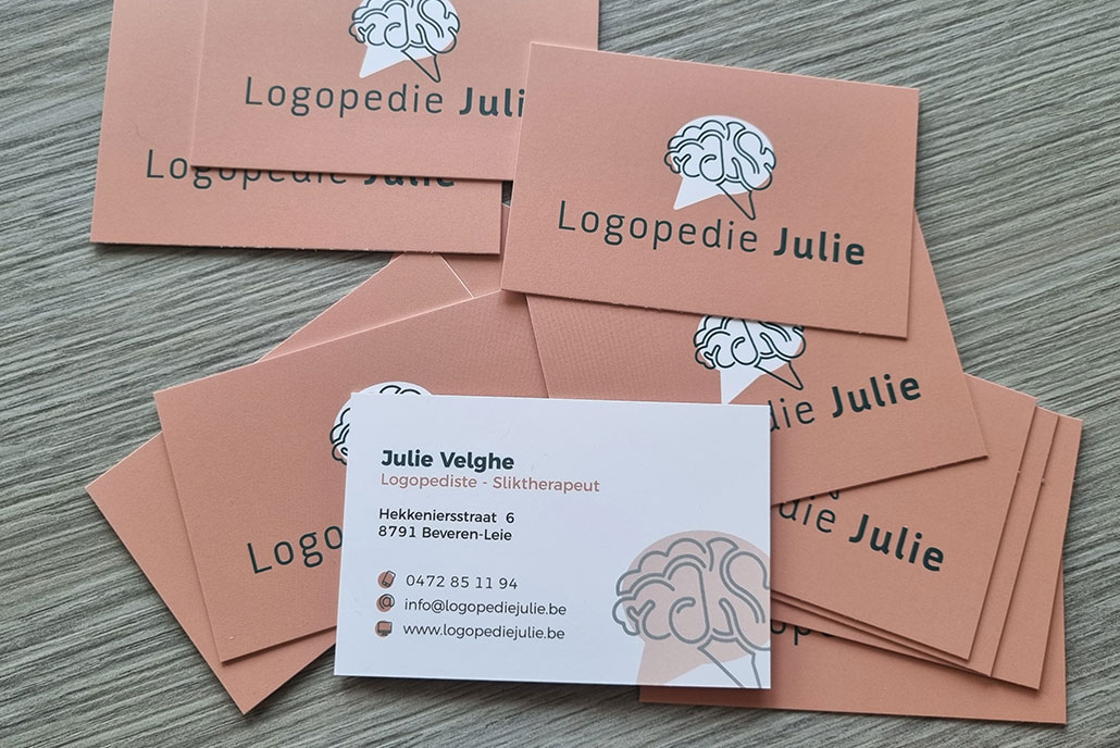 visitekaartjes logopediste