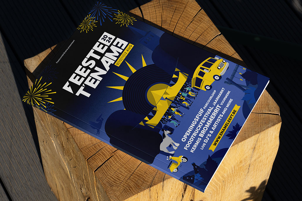 programmaboekje van dorpsfeest Ename