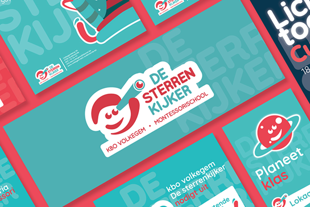 huisstijl logo ontwerp school montessori