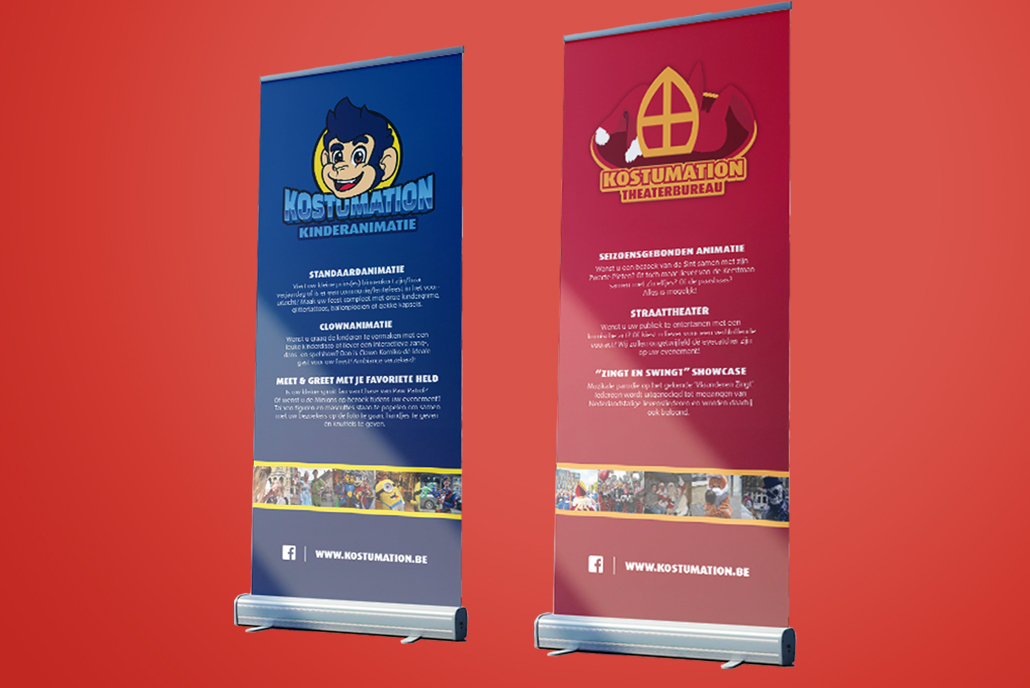 rollup banner huisstijl kostumation
