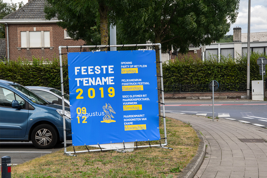 buiten banners spandoeken festival reclame